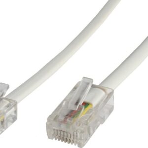 RJ11-RJ45 6M M/M White