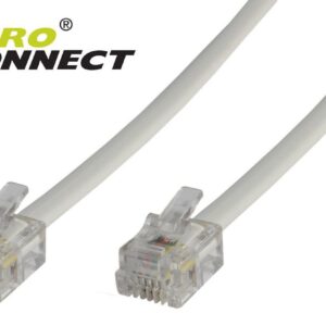 Modular Straight RJ12 6C/6P 2m