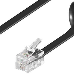 Handset cable, RJ10-RJ10 2m