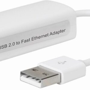 USB2.0 to Ethernet, White