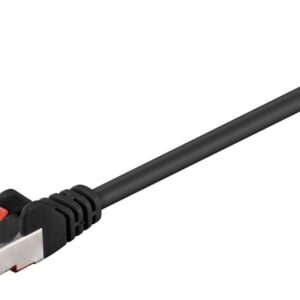 F/UTP CAT6 1m Black PVC