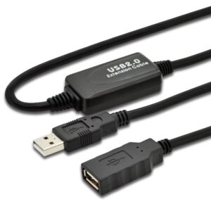 Active USB 2.0 ext. cable, 15m