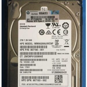 HDD 2TB 12G 7.2K SFF SAS SC