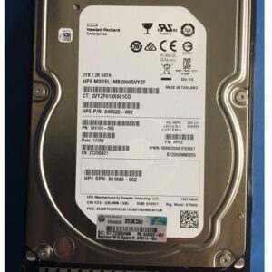 HDD 2TB 6G 7.2K LFF SATA SC