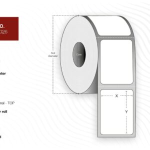 Label 102x76, Core 25,