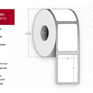 Split-Label 70 x 47mm (70x30