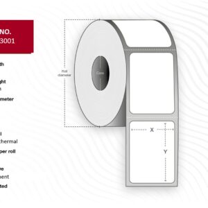 Label 100x100, Core 25,