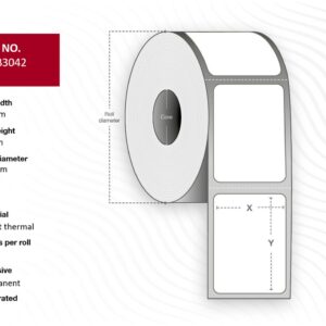 Label 102x74, Core 40,