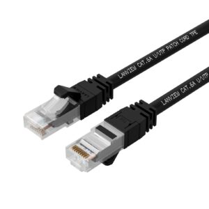 CAT6A S/FTP 7,5m Black LSZH,