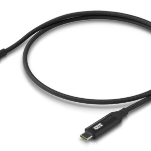 Braided power and data cable