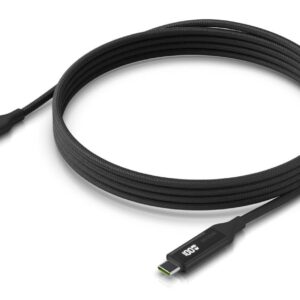 Braided power and data cable
