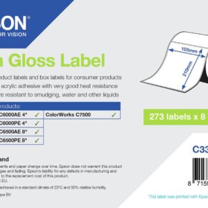 Printer Label White