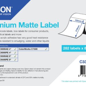 Premium Matte Label - Die-Cut