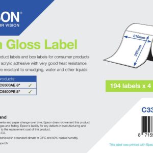 Printer Label White