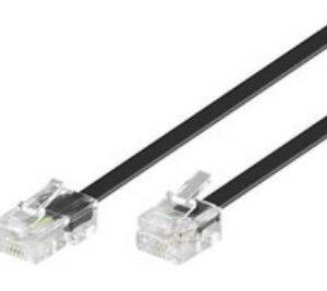 RJ11-RJ45 6M M/M Black