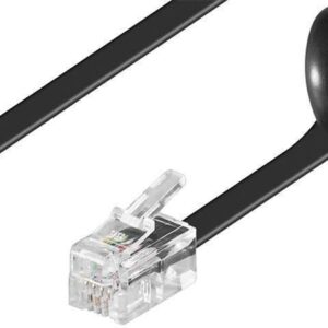 RJ10-RJ10 7M M/M Black