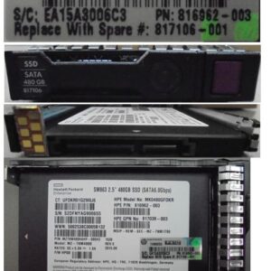 hot-plug SSD 480GB 2.5Inch SFF