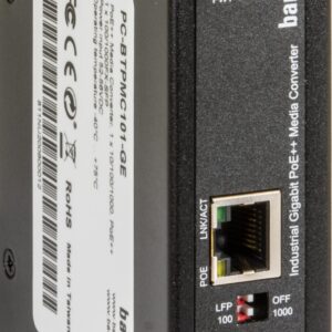 Media converter for DIN rail,