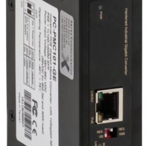 Media converter for DIN rail,